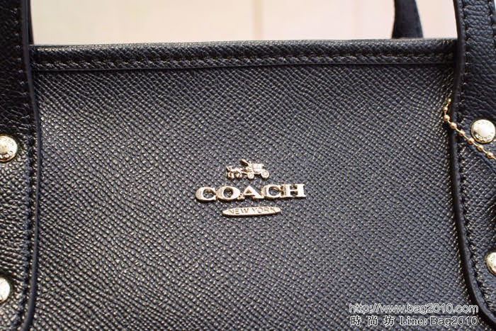 COACH蔻馳 全皮包 原單級別 頭層牛皮Coach全皮購物袋 37266 手提斜挎包  Chz1126